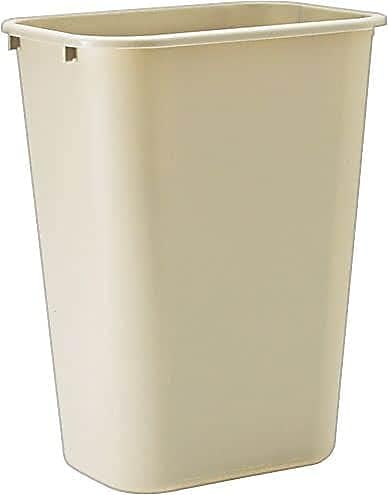 Rubbermaid Commercial Products Wastebasket, Beige, 10.25-Gallon - Image 2