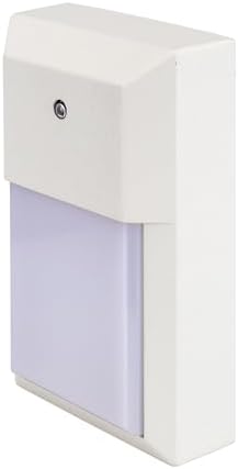 LIT-PaTH Outdoor Wall Light Fixture, Aluminum, LED 3000K, White, 2 Pack - Image 5