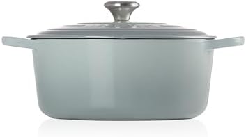 Le Creuset Enameled Cast Iron Round Dutch Oven, 7.25 qt., Sea Salt - Image 4