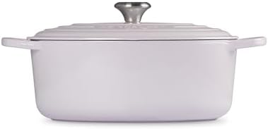 Le Creuset Enameled Cast Iron Oval Dutch Oven, 6.75 qt., Shallot - Image 4