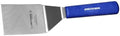 Dexter Russell S286-4H-PCP Sani-Safe Cool Blue 19853H Hamburger Turner, 4" x 3" Stainless Steel Beveled Blade with Heat Resistant Polypropylene Blue Handle up to 500°, Grill Spatula, Made in USA by Dexter+Outdoors