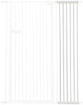 Lumizone Extra Tall Cat Gate Extension Kit 61.02" High 12.6" Wide White by Lumizone