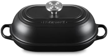 Le Creuset Enameled Cast Iron Oval Bread Oven, 11.5 inch, Licorice/Crucible by Unknown