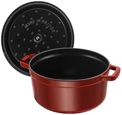 Staub Cast Iron 2.75-qt Round Cocotte - Grenadine, Made in France - Image 4