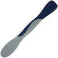 Tovolo Mini Scoop and Spread Tool for Kitchen Meal Prep Small Sandwich Spreader Spatula for Peanut Butter Jelly, Silicone BPA Free Dishwasher Safe Scooper Spreader, Deep Indigo and Oyster Gray by Tovolo