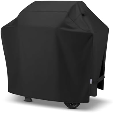 SunPatio 50 Inch Grill Cover for Outdoor Grill Heavy Duty Waterproof, Black by SunPatio