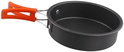 Non-Stick Camping Frying Pan Alumina Lightweight Cooking Skillet With Foldable Handle For Outdoor Hiking Backpacking(medium) - Image 5