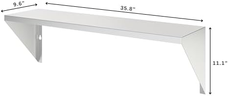KoolMore 36 in. Front Shelf for Commercial Outdoor BBQ Grill in Stainless-Steel (KM-CG-FS36) - Image 3