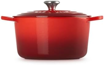 Le Creuset Enameled Cast Iron Signature Deep Round Oven, 6.5 qt., Cerise - Image 4