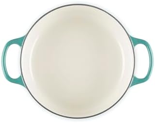 Le Creuset Enameled Cast Iron Round Wide Dutch Oven, 3.5 qt., Riviera - Image 3