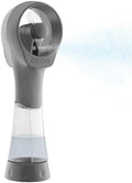 O2COOL Elite Handheld Misting Fan Battery Powered Grey by O2COOL