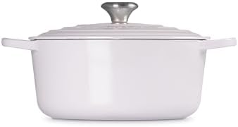 Le Creuset Enameled Cast Iron Round Dutch Oven, 5.5 qt., Shallot - Image 4