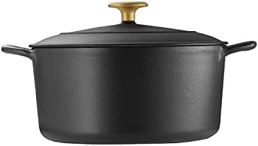 Tramontina Bestow Enameled Cast Iron 5.5-Qt Round Dutch Oven Pot with Lid - Image 4