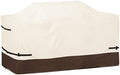 98 Inch Island Grill Cover - 600D Heavy Duty Waterproof All Weather Protection Extra Large Grill Cover,Beige & Brown by Osileyo