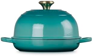 Le Creuset Enameled Cast Iron Round Bread Oven, 9.5 inch, Riviera - Image 4