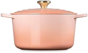 Le Creuset Enameled Cast Iron Signature Deep Round Oven, 6.5 qt., Peche - Image 4