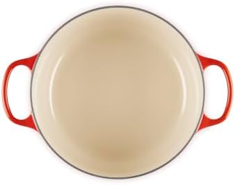 Le Creuset Enameled Cast Iron Round Dutch Oven, 5.5 qt., Cerise/Crucible - Image 3