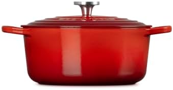 Le Creuset Enameled Cast Iron Round Dutch Oven, 5.5 qt., Cerise/Crucible - Image 4