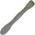 Tovolo Scoop and Spread Large Dual End Silicone Sandwich Spreader Tool with Nylon Handle, BPA Free Dishwasher Safe Silicone and Nylon Tool for Spreading and Scooping, Thyme Green and Charcoal Gray by Tovolo