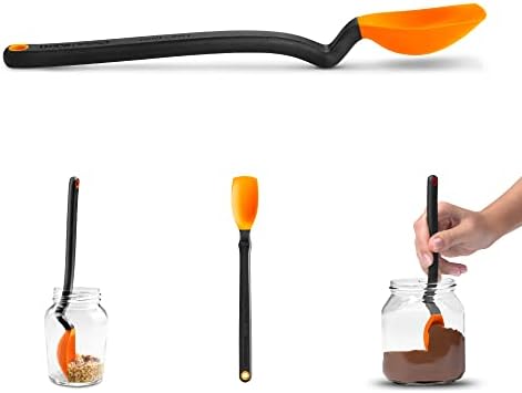 Dreamfarm Mini Supoon - Silicone Pro-Grade Non-Stick Jar Scraping Spoon Mini Orange by Dreamfarm