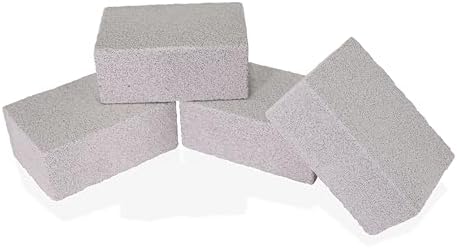 YAKCAM Pumice Stone Grill Cleaning Stone 4 Pack, Griddle Brick with Handle - Image 5