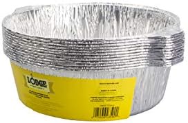 Lodge 10 Inch Aluminum Foil Dutch Oven Liner, 12 Pack - Image 2
