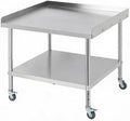 Stainless Steel Equipment Stand, Prep Table Metal Table w/Wheel by JustSmart