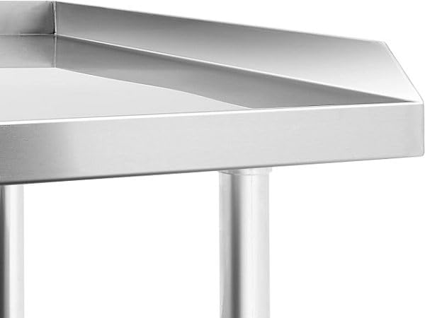 96" x 30" Stainless Equipment Stand, 375 lb + Casters - Express KitchQuip - Image 5