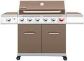 Royal Gourmet GA6402C 6-Burner Propane Gas Grill with Side Burner, Coffee by RoyalGourmetCorp