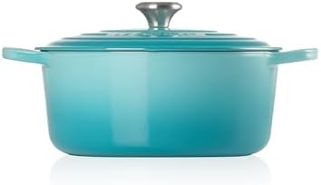 Le Creuset Enameled Cast Iron Round Dutch Oven, 7.25 qt., Caribbean - Image 4
