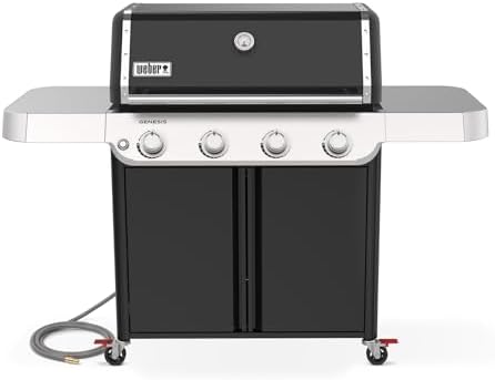 Weber Genesis E-415 Gas Grill for Outdoor Cooking, Natural Gas Grill, Black by Unknown