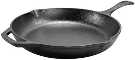 Lodge Chef Collection 13.25 In Pre-Seasoned Cast Iron Skillet, Perfect Sear by Lodge