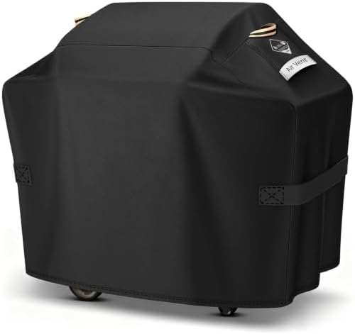 60" Grill Cover for Weber Char-Broil Nexgrill,1000D Heavy Duty BBQ Cover by PasWith