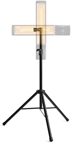 Smart Thermostat Heater Tripod Stand, Horizontal and Vertical Directions, 5 Level Adjustable, 5.9 Feet Height by Unknown