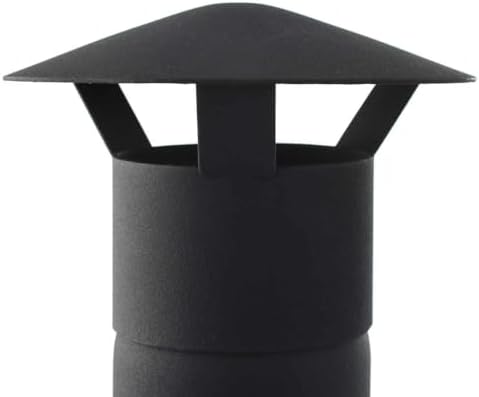 Outdoor Pizza Oven Charcoal Fired with 2 Fireclay Stones, Portable Backyard Pizza Maker for Bread Cakes Pies, Black Metal Construction with Thermometer and Storage Shelves - Image 6
