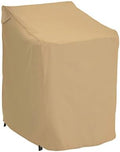 Classic Accessories Terrazzo Water-Resistant 26 Inch Stackable Patio Chair Cover, Outdoor Chair Covers by ClassicAccessories