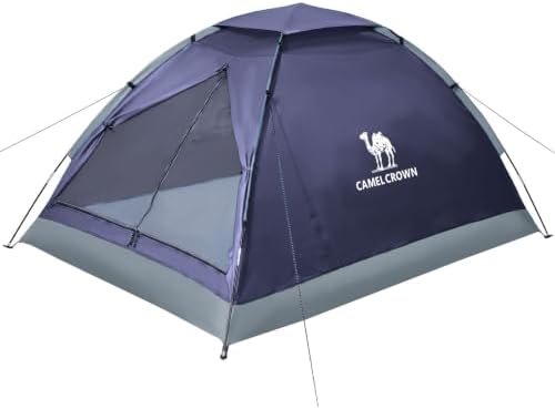 CAMEL CROWN Tents for Camping 2/3/4/5 Person Camping Dome Tent, Waterproof,Spacious, Lightweight Portable Backpacking Tent for Outdoor Camping/Hiking by CAMELCROWN