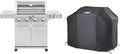 Monument Grills Larger Convertible 4-Burner Natural Gas Grill Stainless Steel Cabinet Style Propane Grills with BBQ Cover(2 Items), Outdoor Use by MonumentGrills