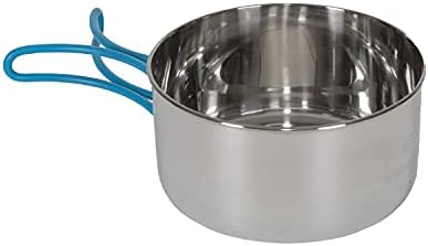 Stansport Stainless Steel Camping Cookware Set – Durable Nesting Mess Kit for Backpacking, Hiking & Outdoor Cooking – Compact Portable Pot & Pan with Carry Bag – Multiple Sizes for Family to Solo Use - Image 3