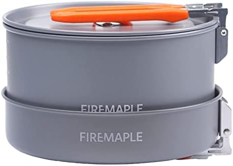 Fire-Maple Feast Outdoor Camping Cookware, Pot and Pan Set Stackable Kit - Image 2