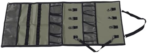 generic Camping Hanging Organizer, 600D Oxford Cloth Tear Proof Storage Bag with 8 Hooks and Mesh Pockets, for Outdoor Camping Picnic BBQ Kitchen Bathroom - Image 5