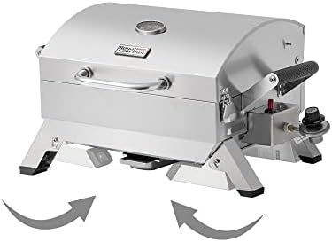 GT2001 Stainless Steel Portable Grill Silver - Image 4