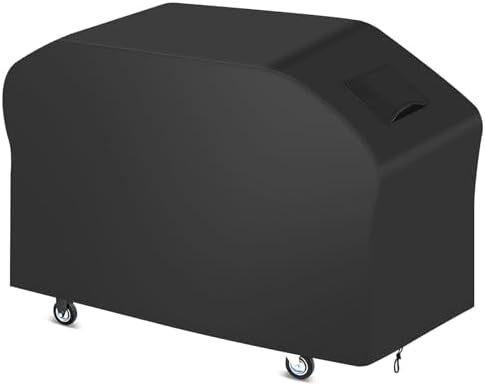 iCOVER 5482 Griddle Cover for Blackstone 36 inch Griddles with Hood, Waterproof Lightweight Polyester Barbecue Covers with Air Vent& Drawstring Flat Top Gas Grills Protection by iCOVER