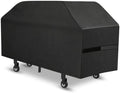 Griddle Cover, 36 Inch BBQ Gas Flat Top Grill Cover for Blackstone Grill, Waterproof, Anti-Uv, Rip-Proof, Fade Resistant Material, Outdoor Griddle Cover with Hook-and-Loop Straps, Heavy Duty Black by VIBOOS