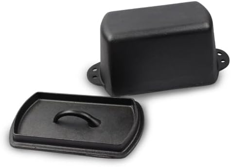 Voulosimi Cast Iron Loaf Oven Pan - 4.33"x4.92"x8.66" Durable Loaf Pans Rectangular Baking Pan for home baking (Bread Pan, 2 QT) - Image 4