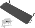 BAC605 Folding Front Shelf for Traeger Grills with Pal Rail System P.A.L. Pop-and-Lock, Foldable Side Table Replacement Parts Only for Traeger Ironwood XL & Timberline XL with Pal Rail System by BBQ-PLUS