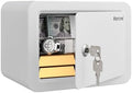 Marcree 0.23 Cubic Safe Box for Kids, Steel Security Safe with Key Lock by MarcreeSafe