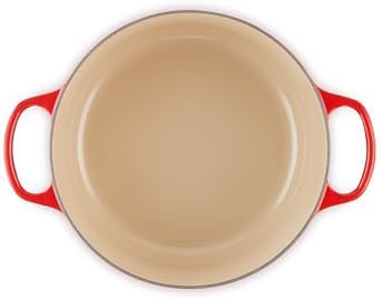 Le Creuset Enameled Cast Iron Round Dutch Oven, 5.5 qt., Cerise - Image 3