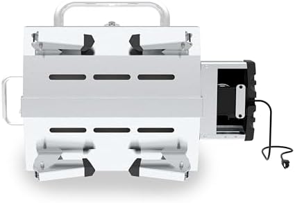 GrillPro 201119 GrillPro Table Top Portable Electric Grill in Stainless Steel - Image 6