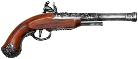 14" Collectible Foam Pirate Flintlock Replica | Historical Cosplay Prop, Safe Pirate Costume Accessory & Display Décor - Image 5